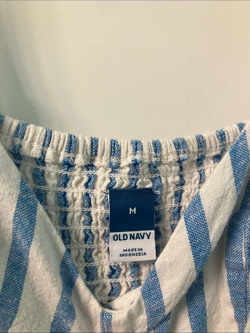 Old Navy Blue and White Striped Midi Dress - Picture 5 of 5